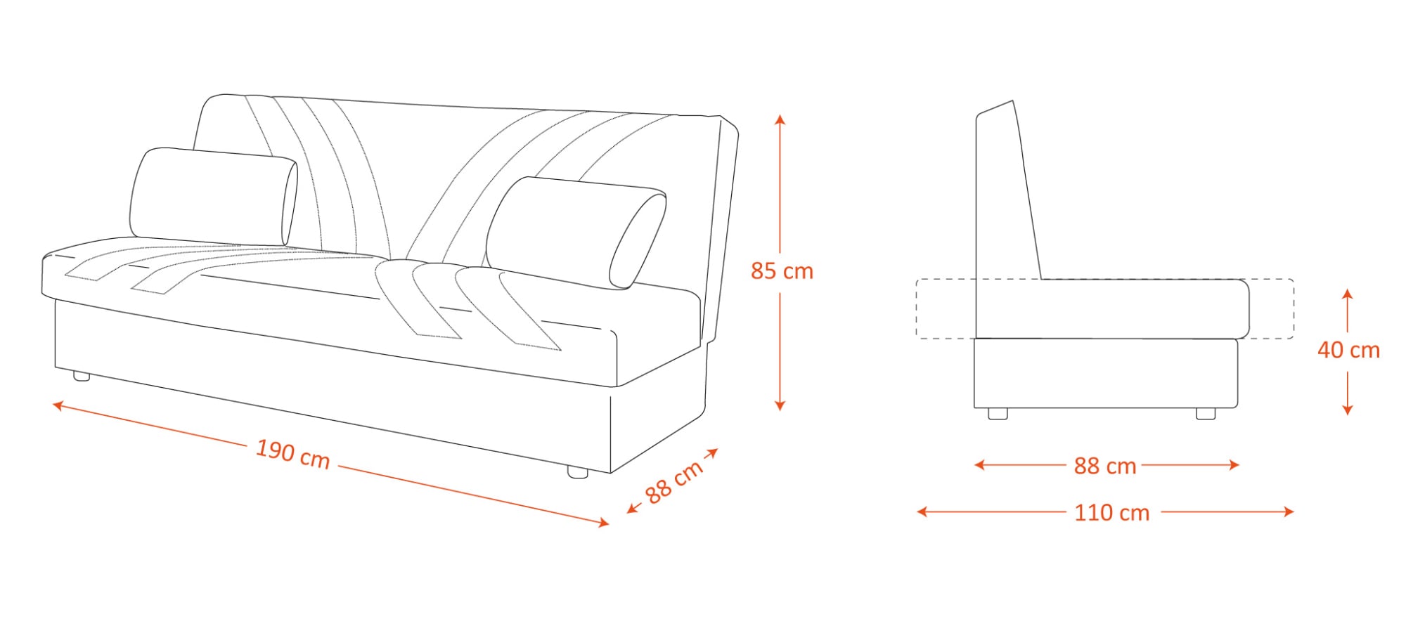 sofa bed for 1 person